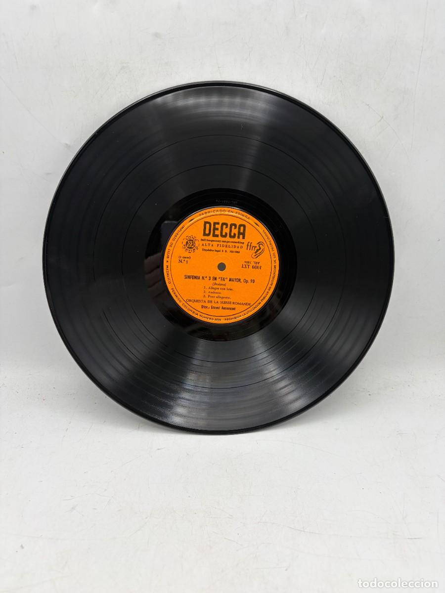 Discos de vinilo: LP - BRAHMS - THIRD SYMPHONY / ST. ANTONI VARIATIONS - DECCA - - Foto 2