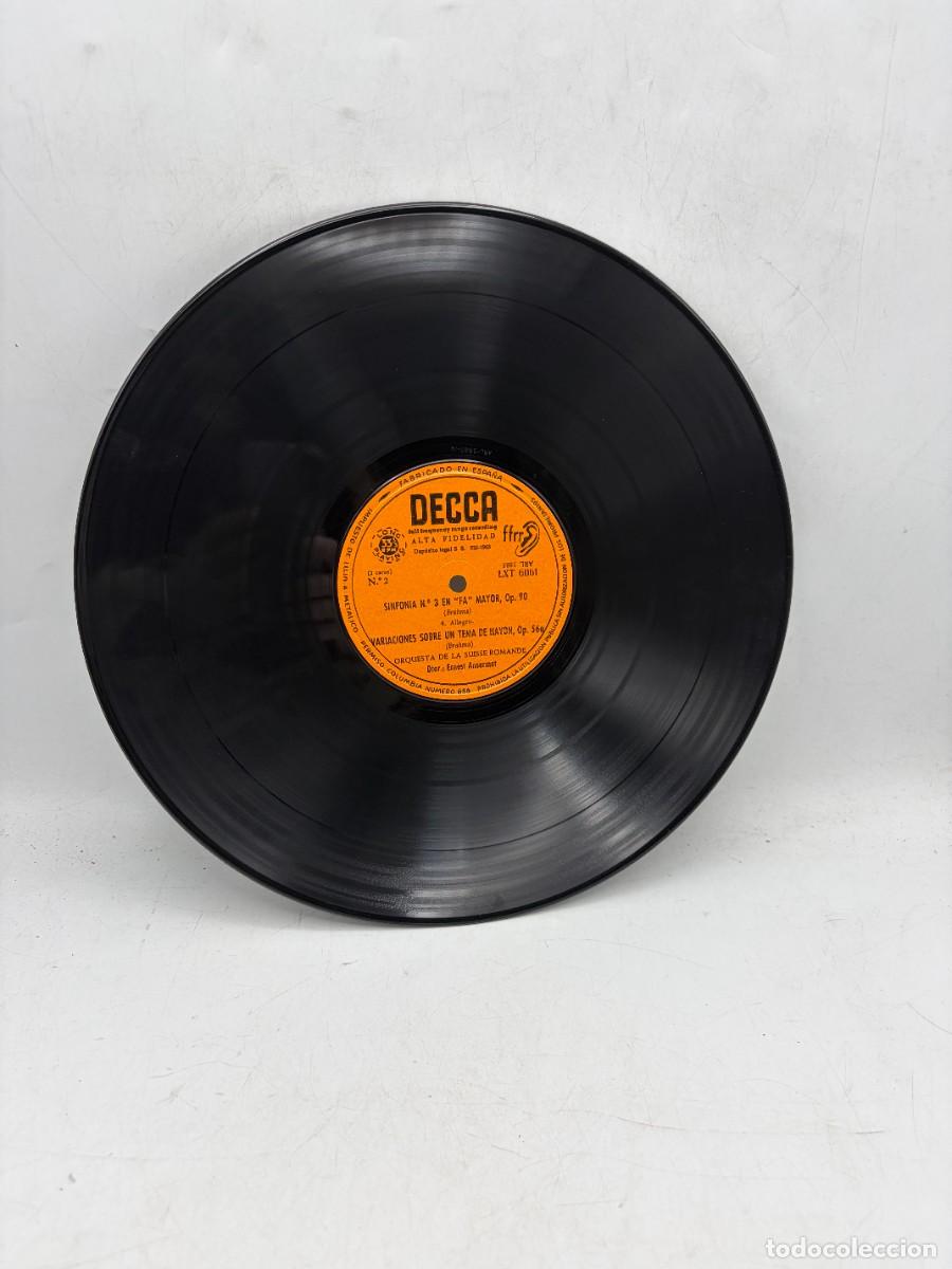 Discos de vinilo: LP - BRAHMS - THIRD SYMPHONY / ST. ANTONI VARIATIONS - DECCA - - Foto 3