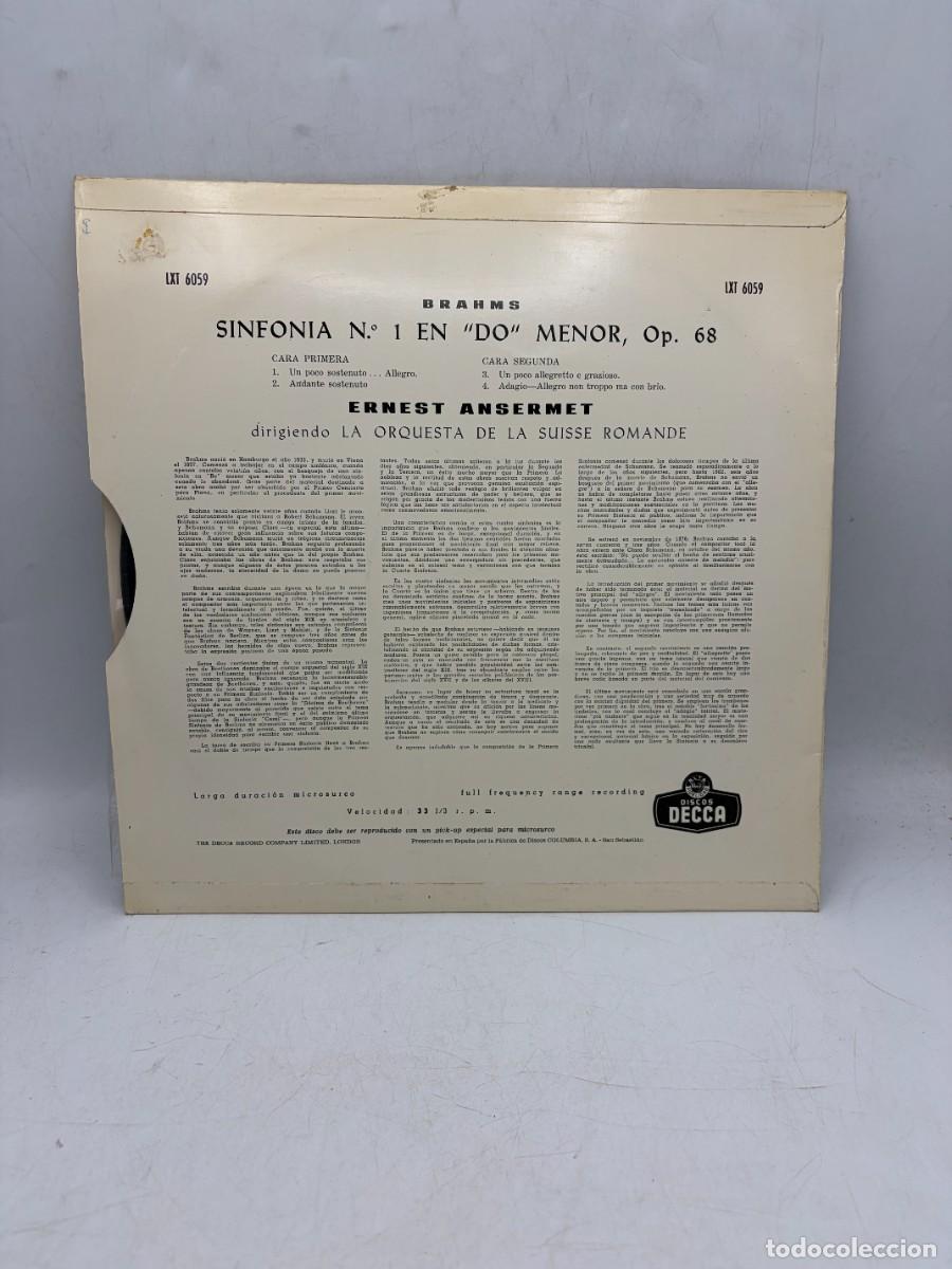 Discos de vinilo: LP - BRAHMS - FIRST SYMPHONY - DECCA - - Foto 4