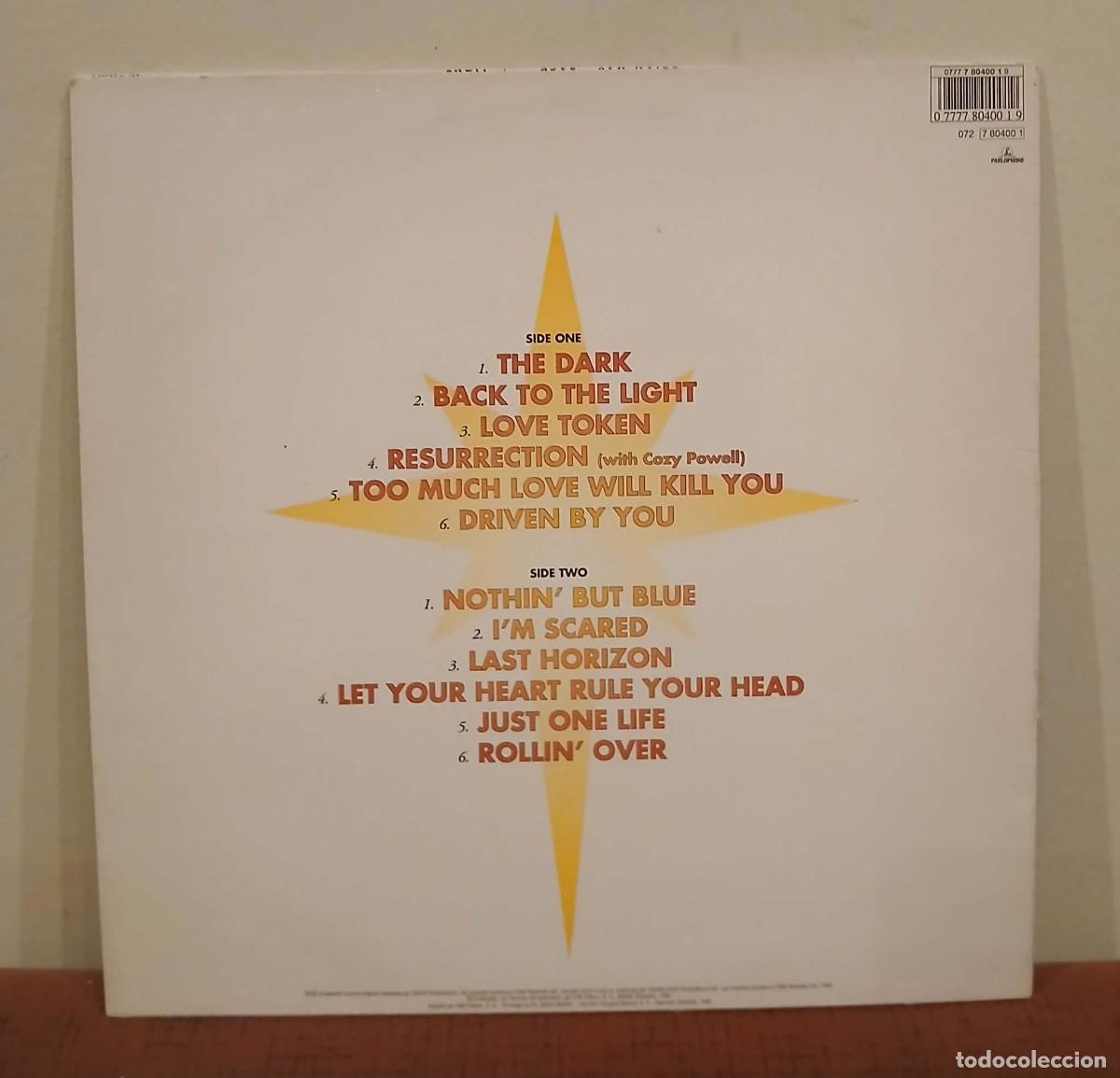 Discos de vinilo: VINILO BACK TO THE LIGHT - LP DE BRIAN MAY (QUEEN) COMO NUEVO - Foto 2