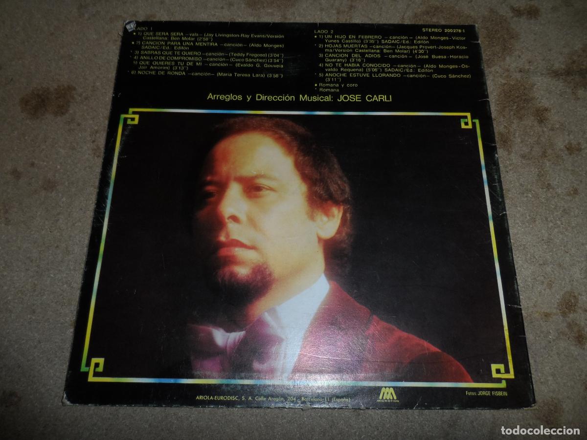 Discos de vinilo: Aldo Monges - La Voz Del Amor (SPAIN 1979) - Foto 3