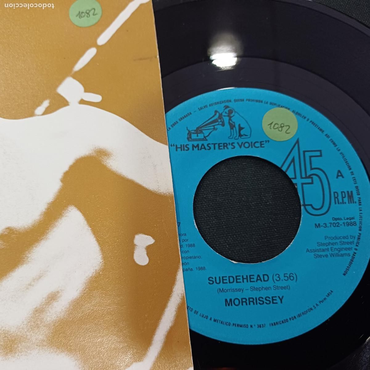 Discos de vinilo: MORRISSEY/SUEDEHEAD/SINGLE SMITHS. - Foto 2