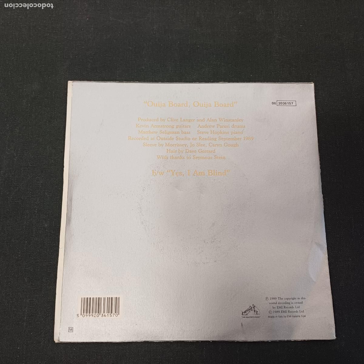 Discos de vinilo: MORRISSEY/QUIJA BOARD/SINGLE SMITHS. - Foto 3