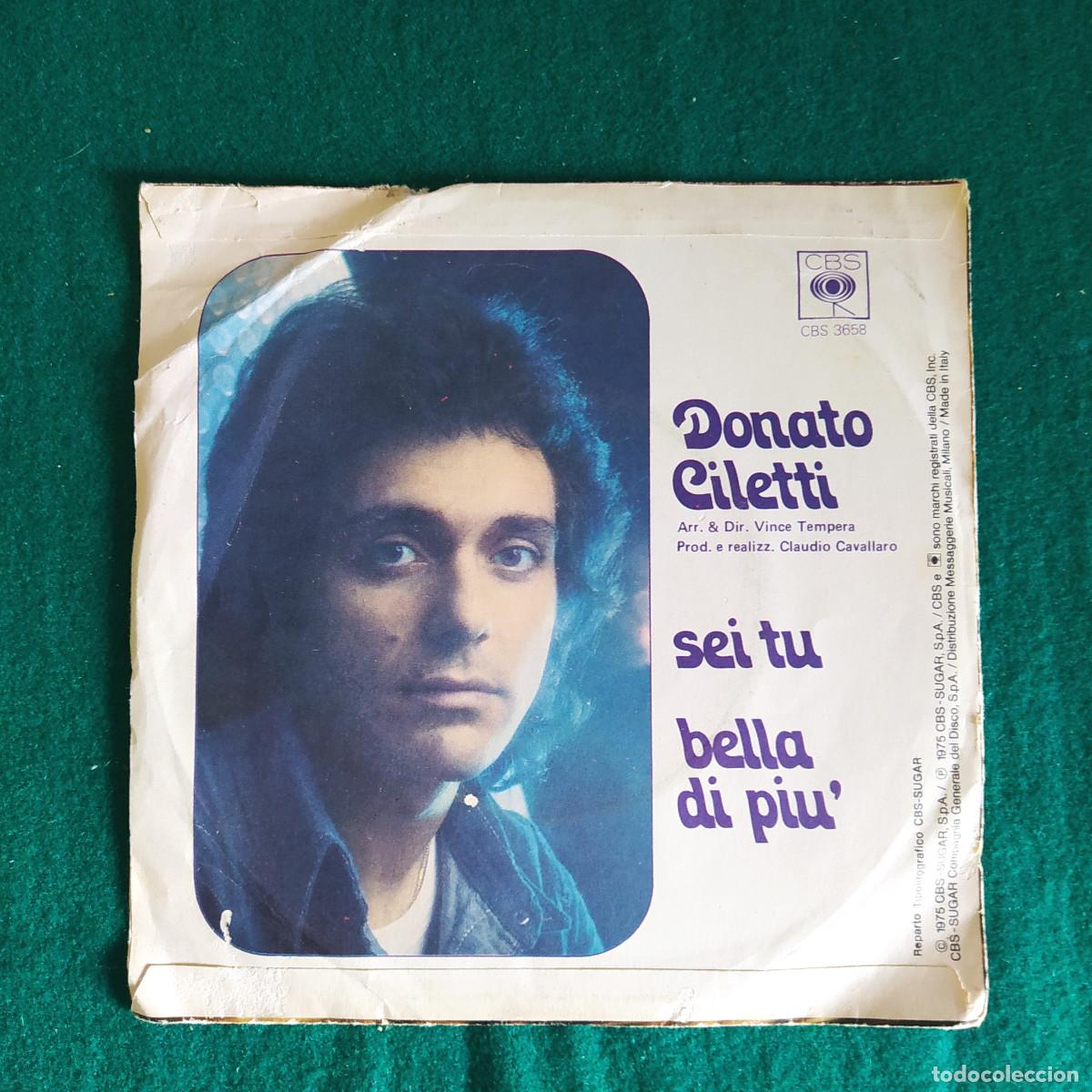 Discos de vinilo: Donato Ciletti &ndash; Sei Tu - Foto 2