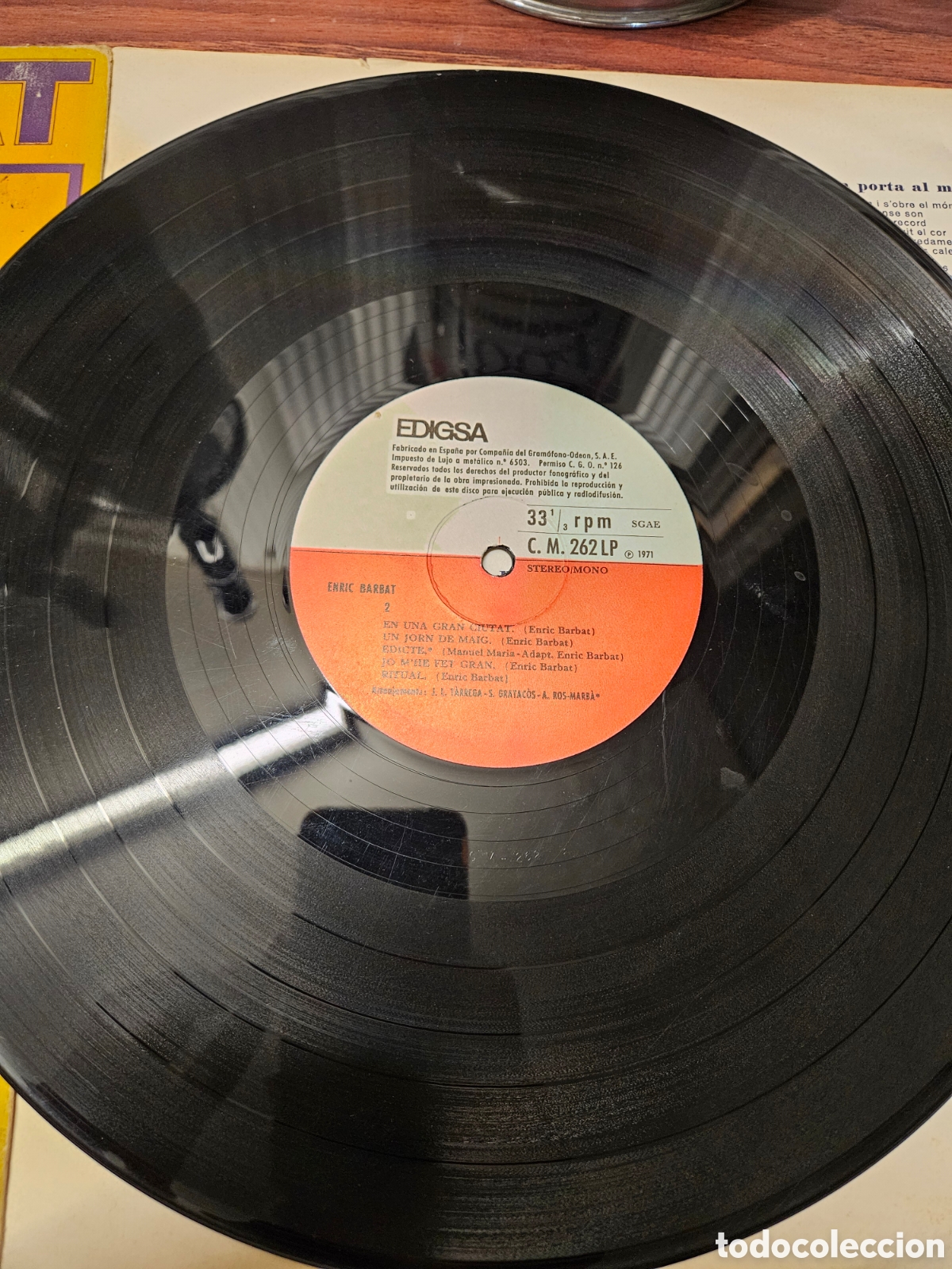 Discos de vinilo: Disco de vinilo &ndash; Enric Barbat &ndash; Original - Foto 4