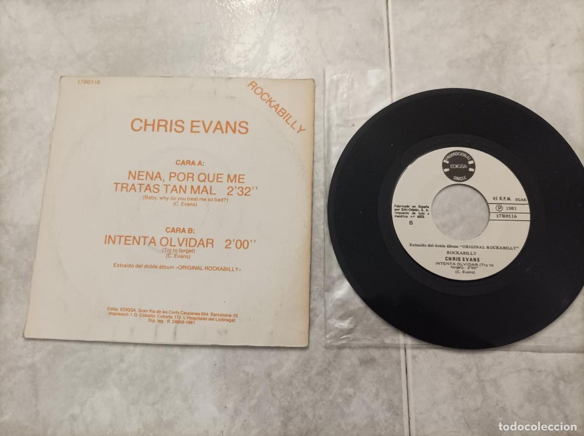 Discos de vinilo: Chris Evans single rockabilly - Foto 2