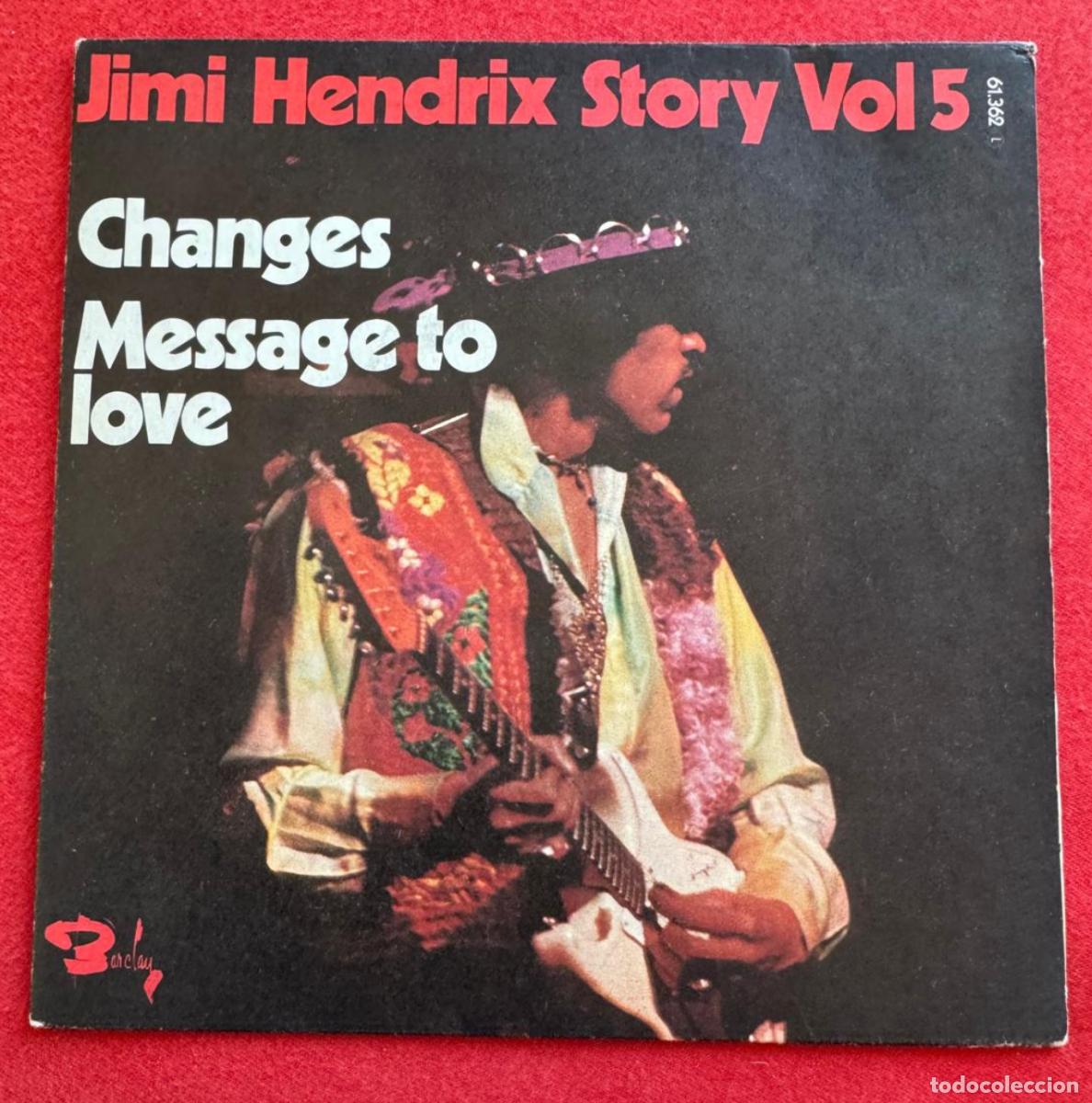Discos de vinilo: Jimi Hendrix 45t Changes (story vol 5) EX EX single - Foto 1