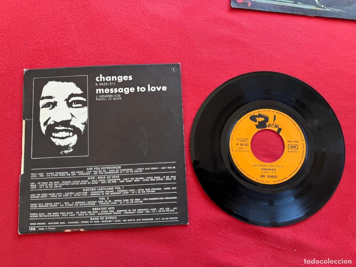 Discos de vinilo: Jimi Hendrix 45t Changes (story vol 5) EX EX single - Foto 2