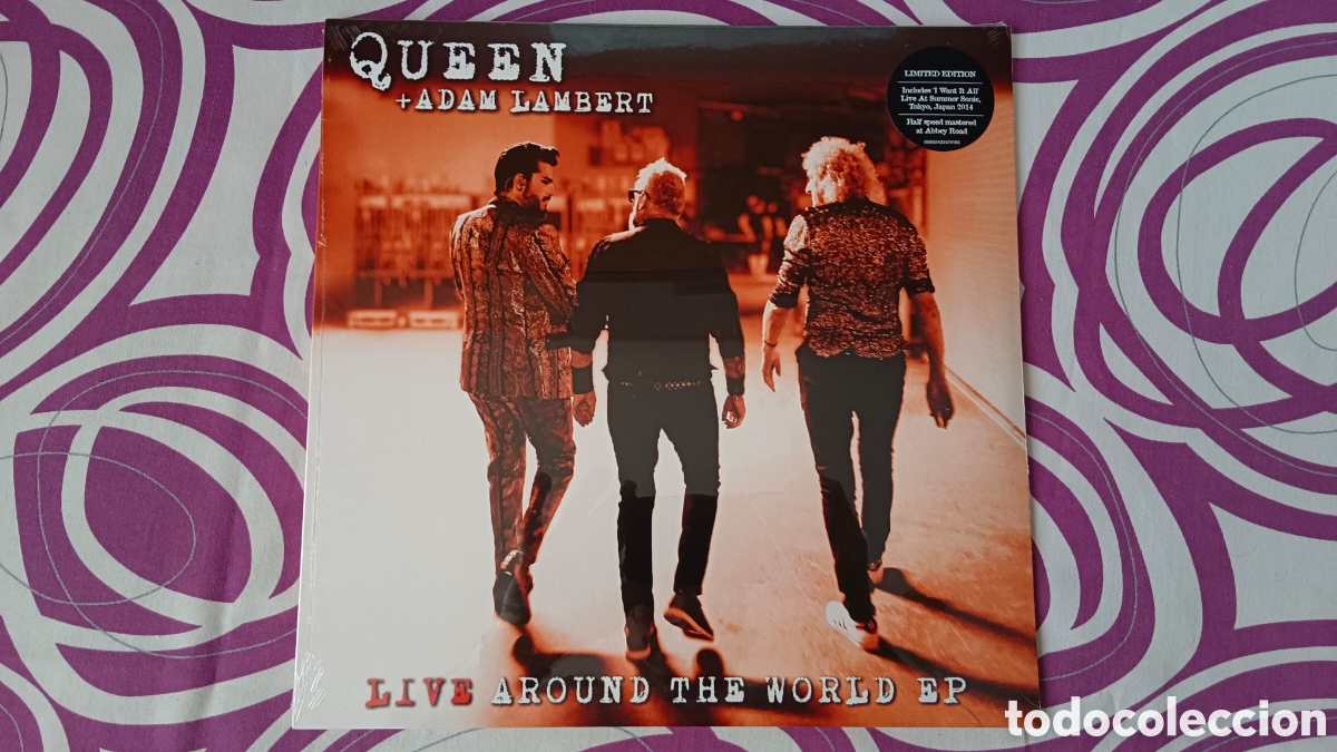 Discos de vinilo: Queen + Adam Lambert &ndash; Live Around The World EP - Foto 1