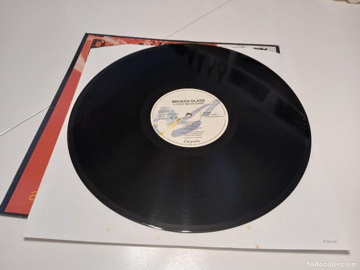 Discos de vinilo: Broken Glass &ndash; A Fast Mean Game- (1990) LP disco vinilo - Foto 4