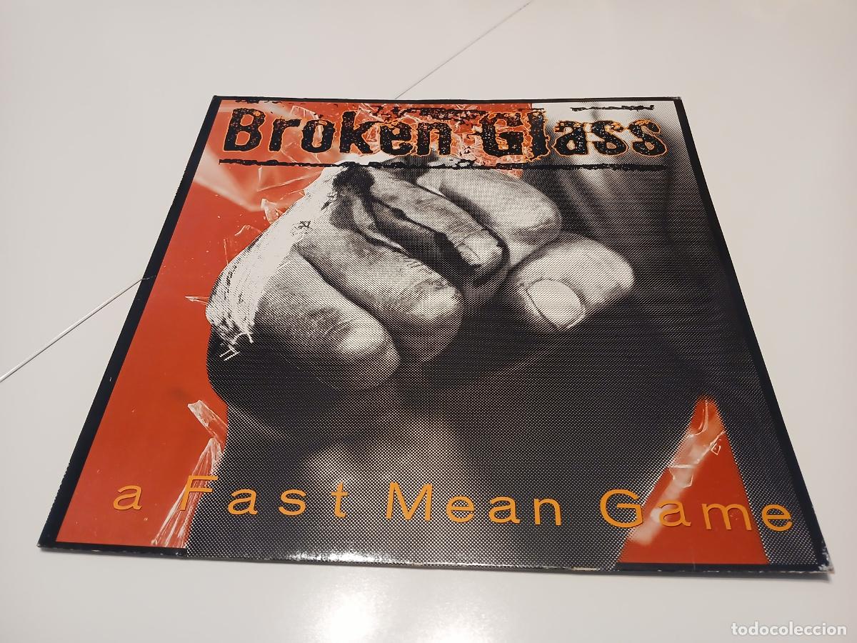 Discos de vinilo: Broken Glass &ndash; A Fast Mean Game- (1990) LP disco vinilo - Foto 1