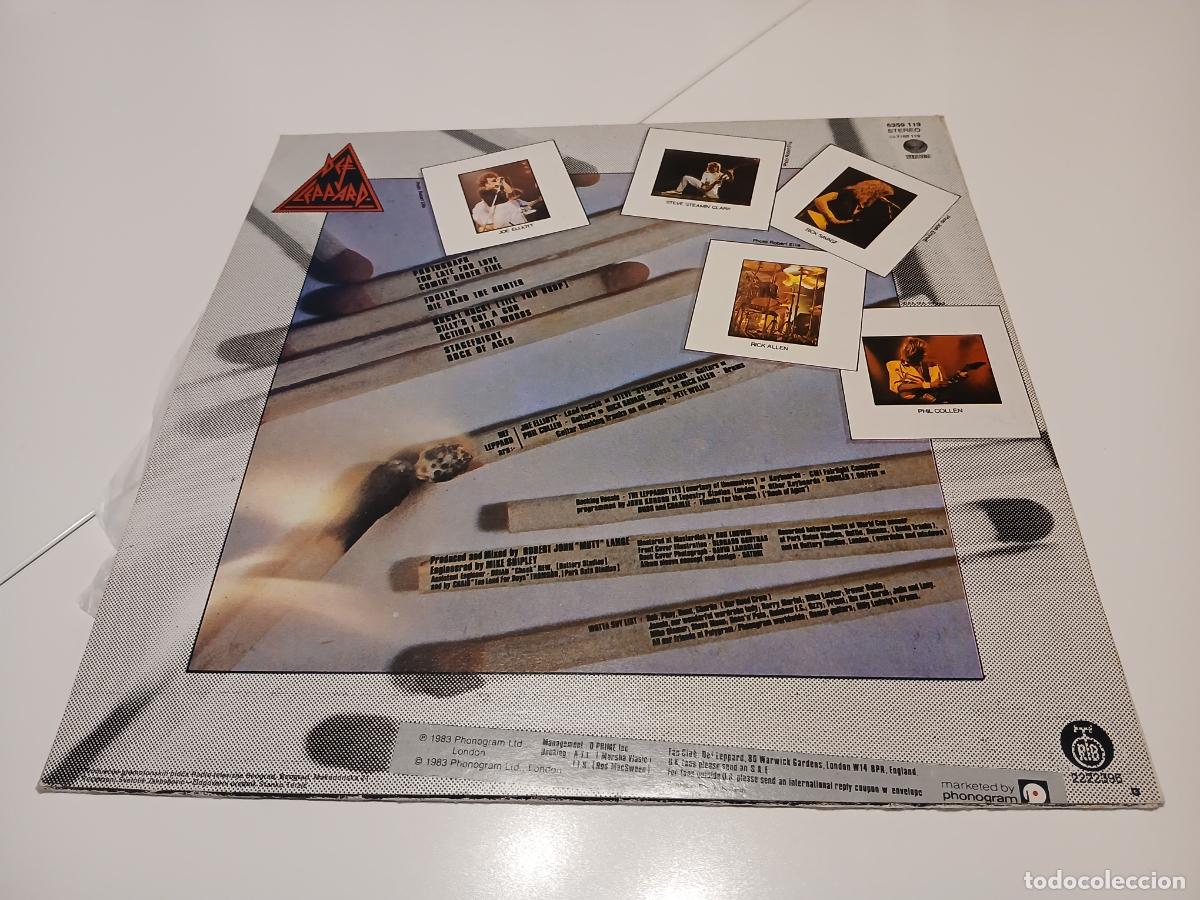 Discos de vinilo: Def Leppard &ndash; Pyromania- (1984) LP disco vinilo - Foto 7