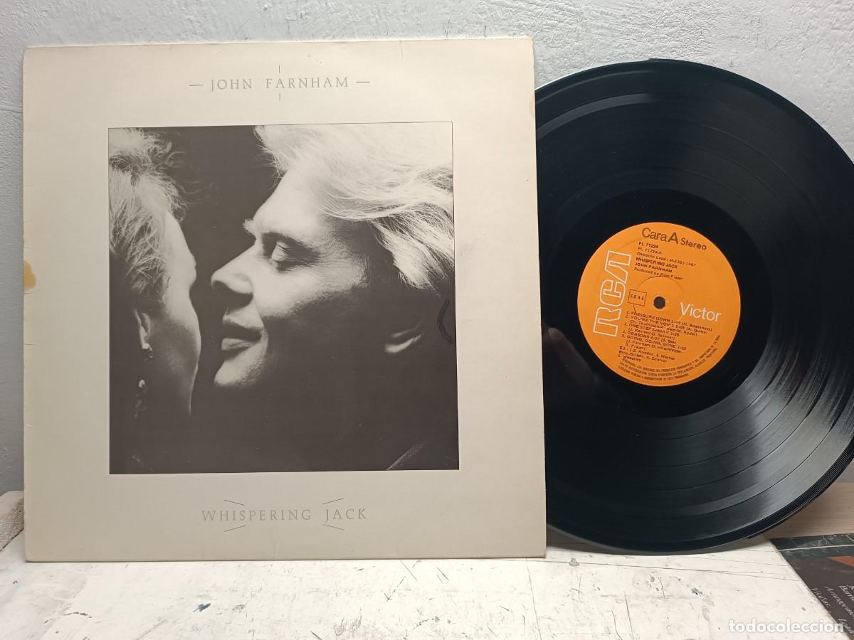 Discos de vinilo: JOHN FARNHAM - Whispering Jack LP 1987 - Foto 1