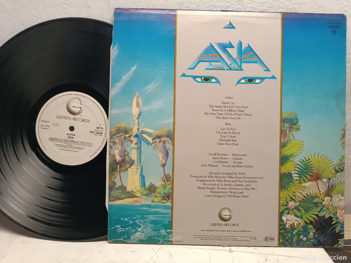 Discos de vinilo: ASIA - Alpha LP 1983 - Foto 2