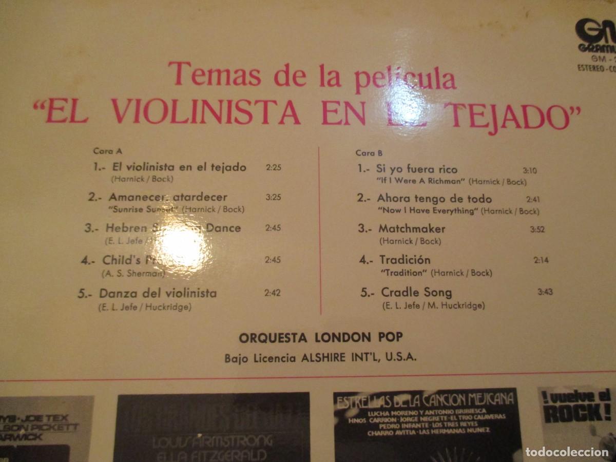Discos de vinilo: El vilolinista en el tejado Z582 - Foto 3