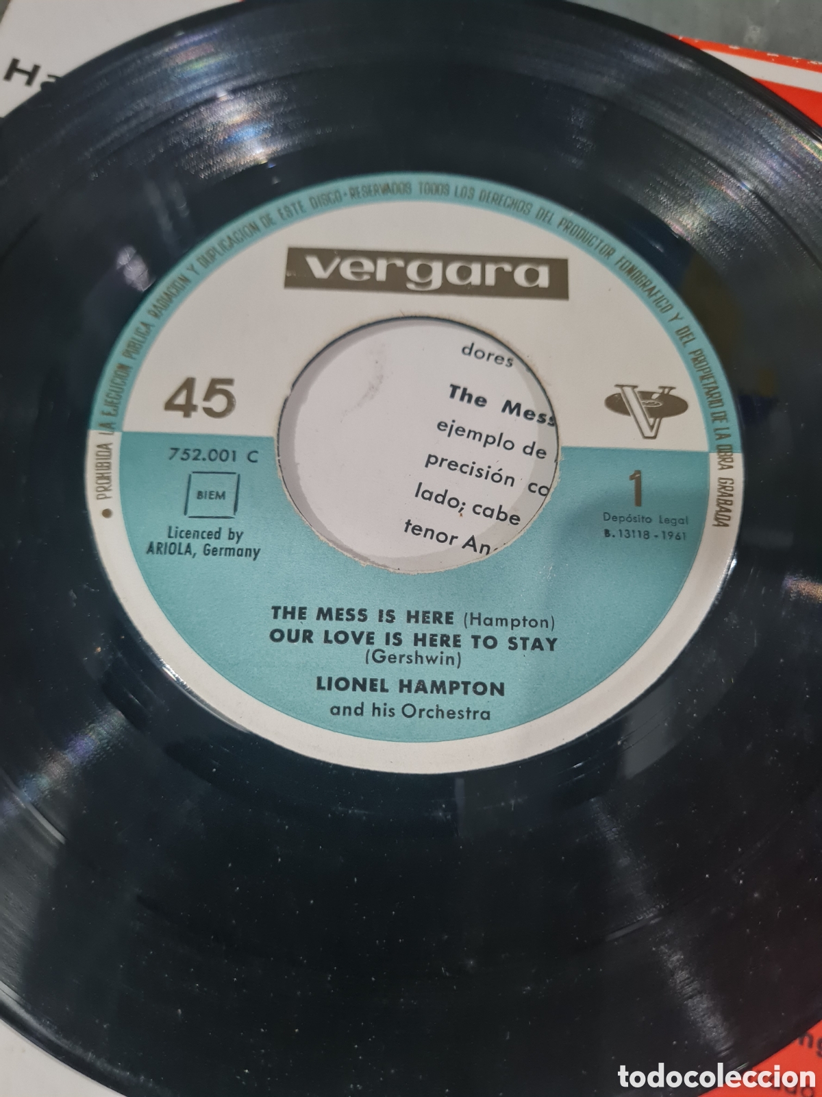 Discos de vinilo: Hamps Session,Lionel Hampton and his orchestra - Foto 3
