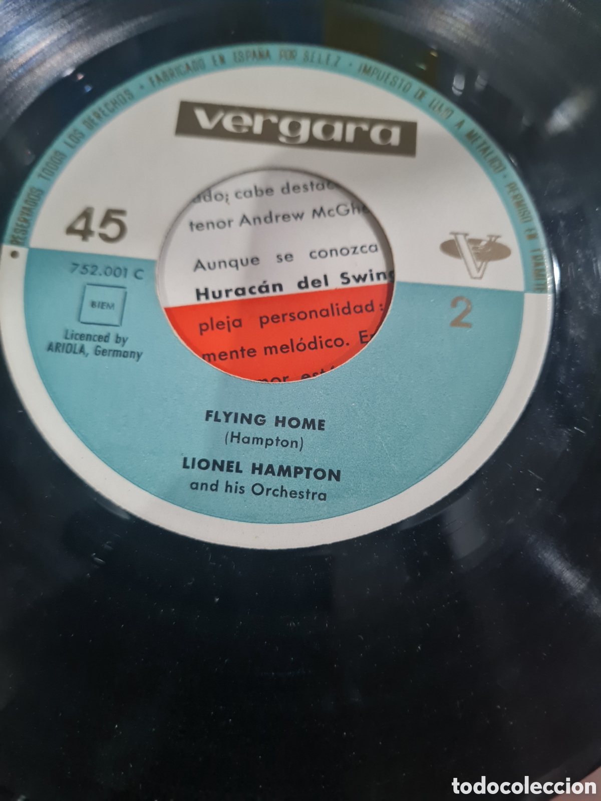 Discos de vinilo: Hamps Session,Lionel Hampton and his orchestra - Foto 4