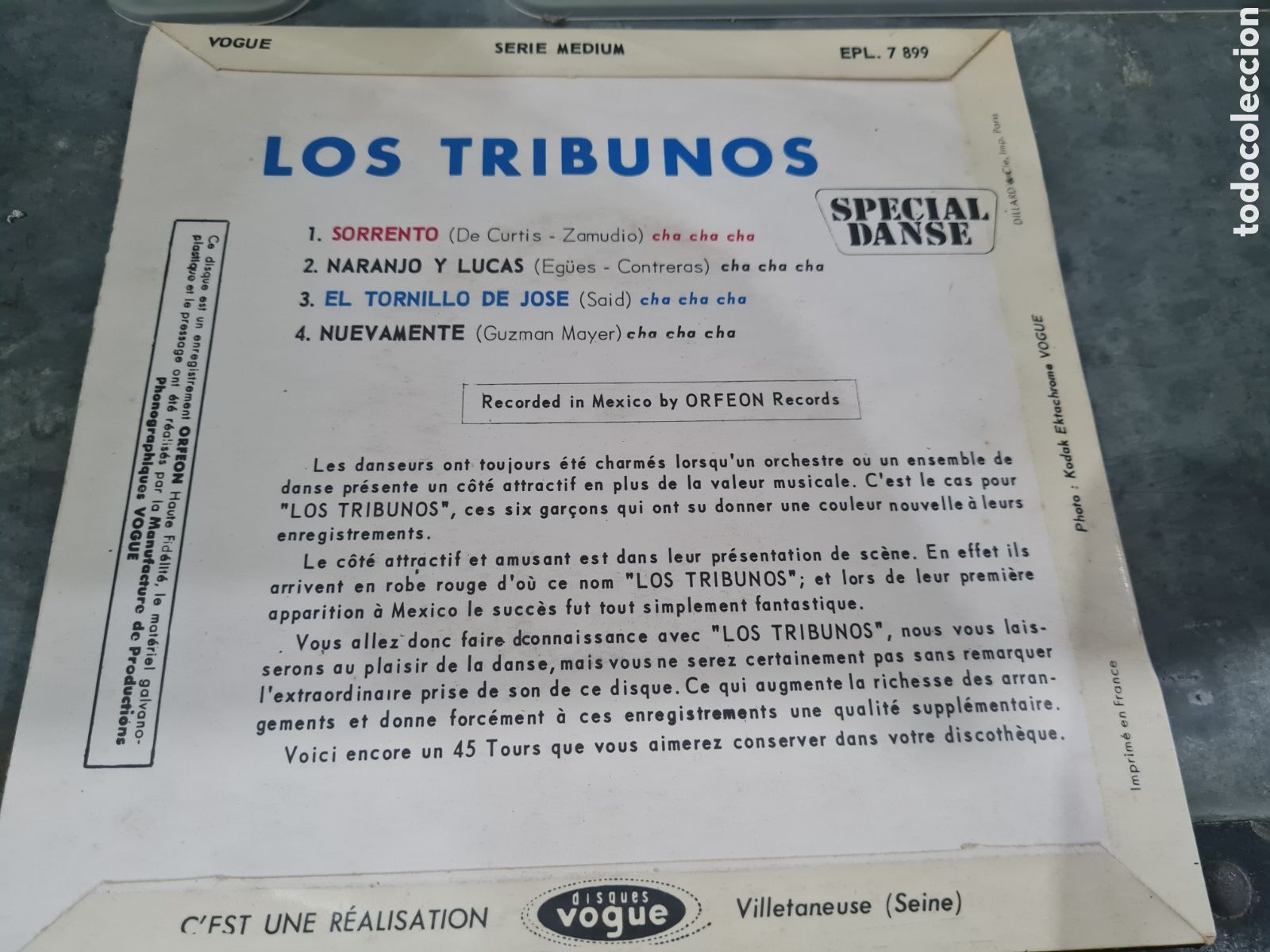 Discos de vinilo: Los TRIBUNOS Singels - Foto 2