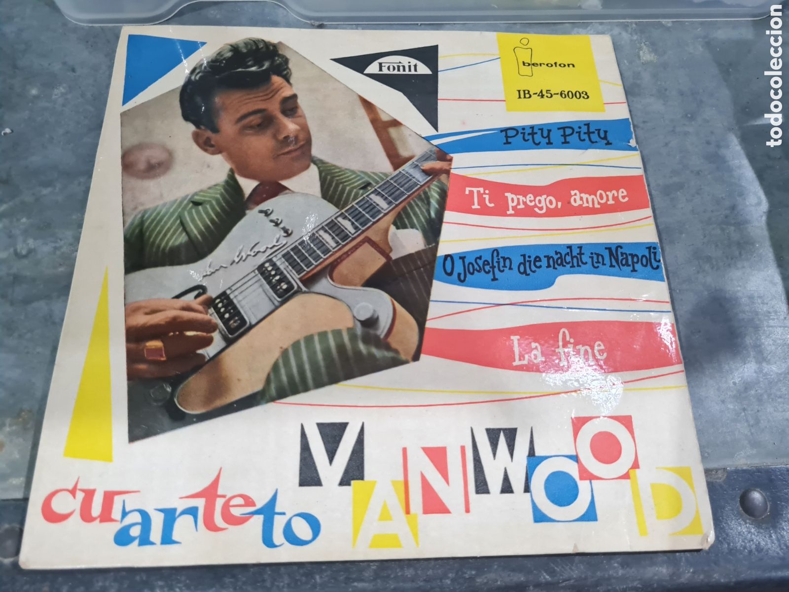 Discos de vinilo: CuartetoVan Wood Singels,1960 - Foto 1