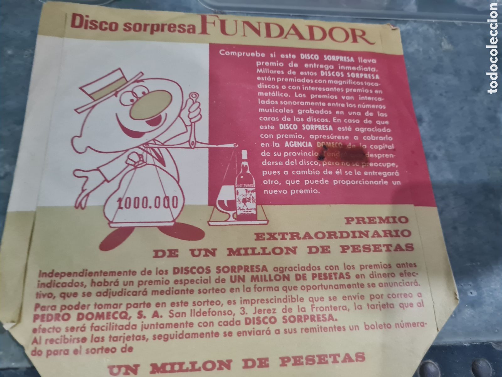 Discos de vinilo: DISCO SORPRESA FUNDADOR - Foto 2
