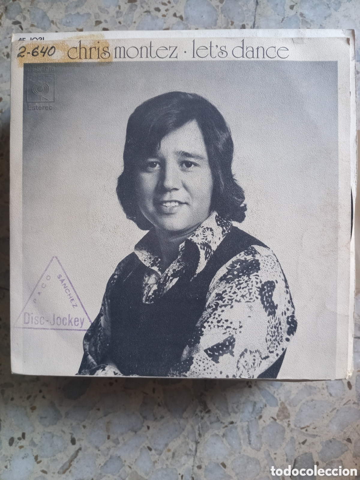 Discos de vinilo: SGL CHRIS MONTEZ LET&acute;S DANCE 1972 PROMO - Foto 1