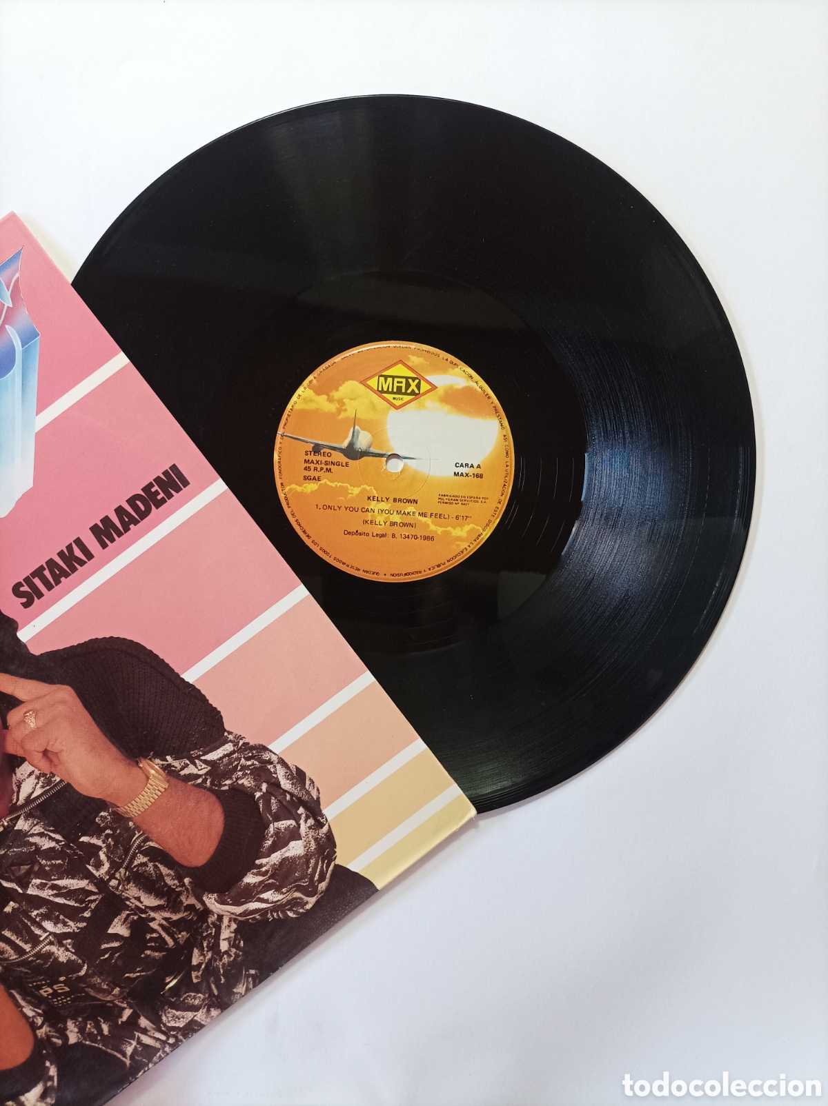 Discos de vinilo: KELLY BROWN. MAX MUSIC. MAXI SINGLE DISCO VINILO. - Foto 3