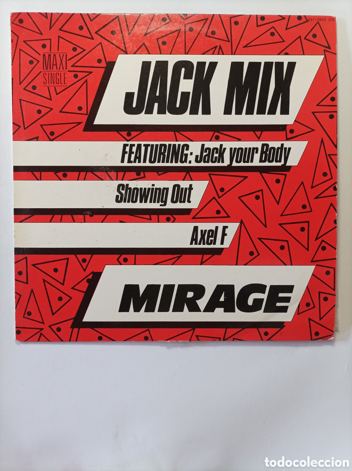 Discos de vinilo: MIRAGE. JACK MIX. ZAFIRO. MAXI SINGLE DISCO VINILO. - Foto 1