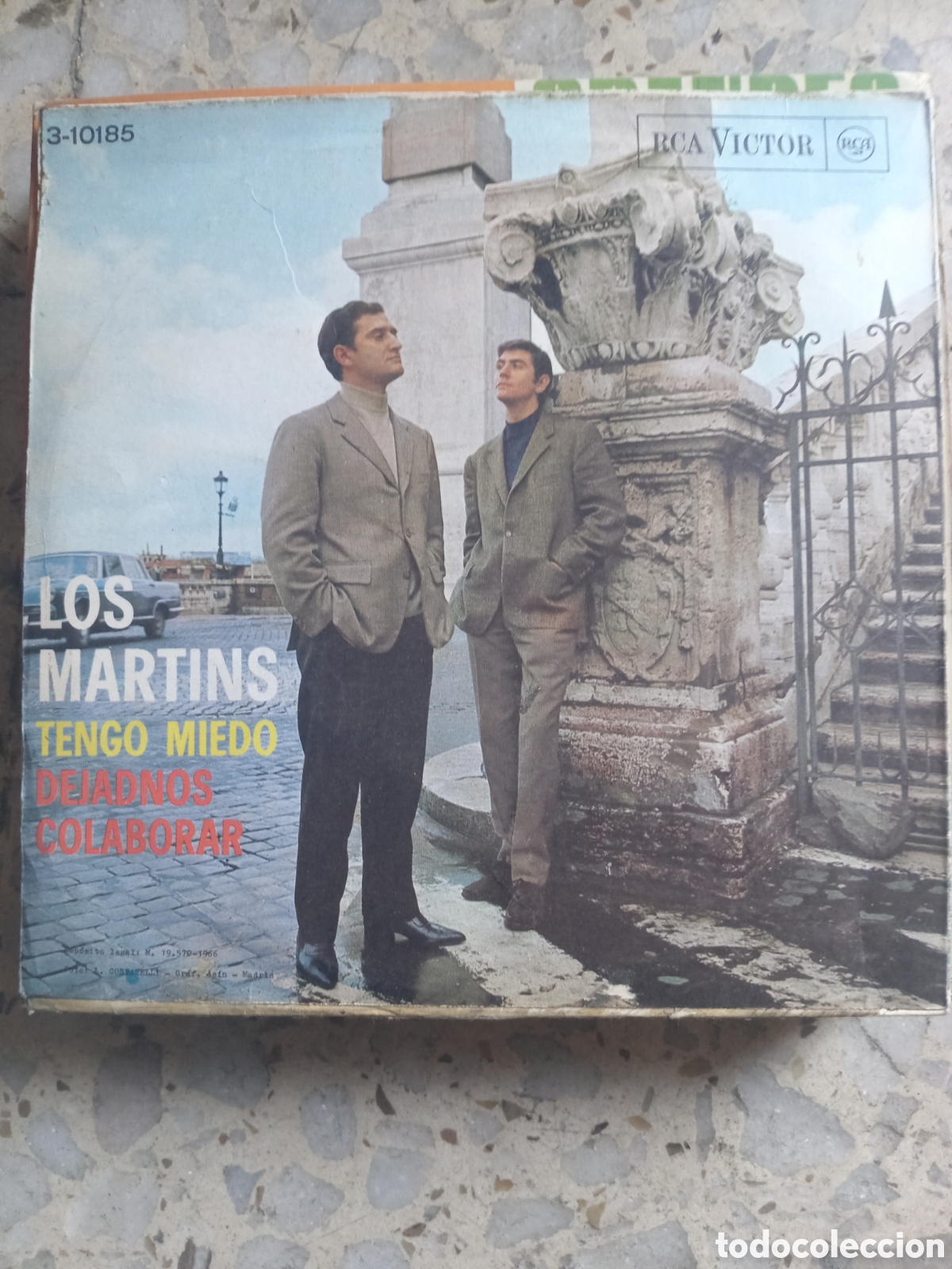 Discos de vinilo: SGL LOS MARTINIS DEJADNOS COLABORAR 1966 - Foto 2