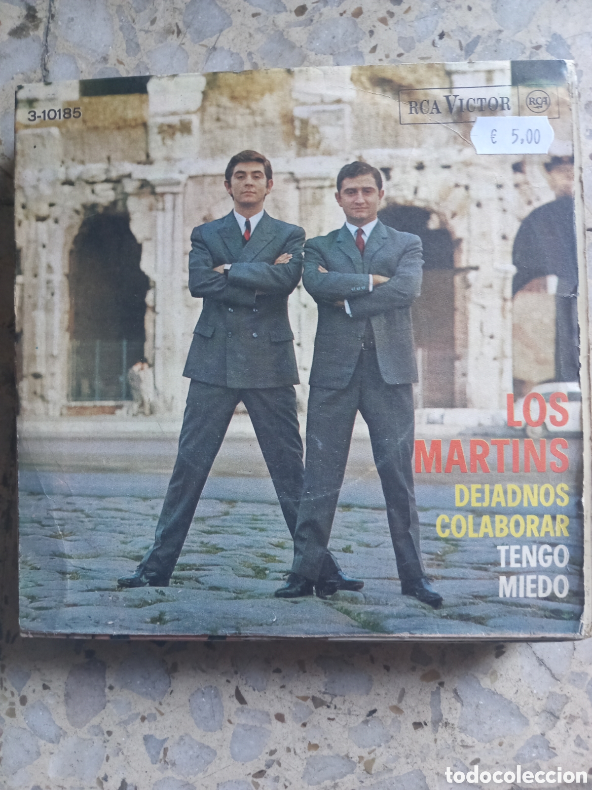 Discos de vinilo: SGL LOS MARTINIS DEJADNOS COLABORAR 1966 - Foto 1