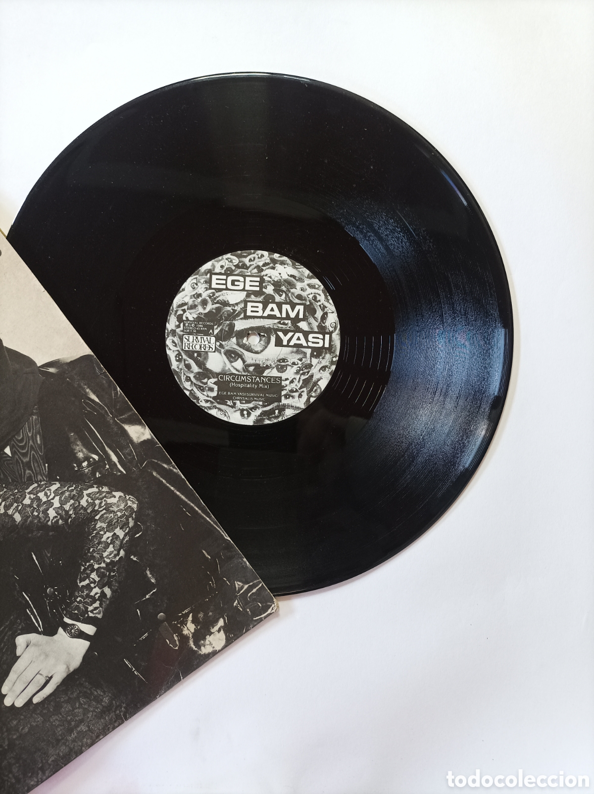 Discos de vinilo: EGE BAM YASI. CIRCUNSTANCES. MAXI SINGLE DISCO VINILO. - Foto 3