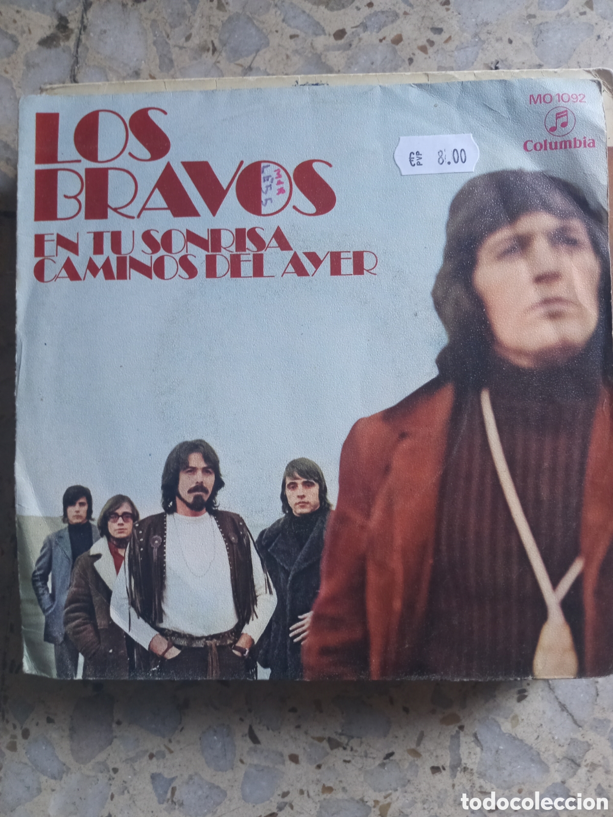 Discos de vinilo: SGL LOS BRAVOS EN TU SONRISA 1970 - Foto 1