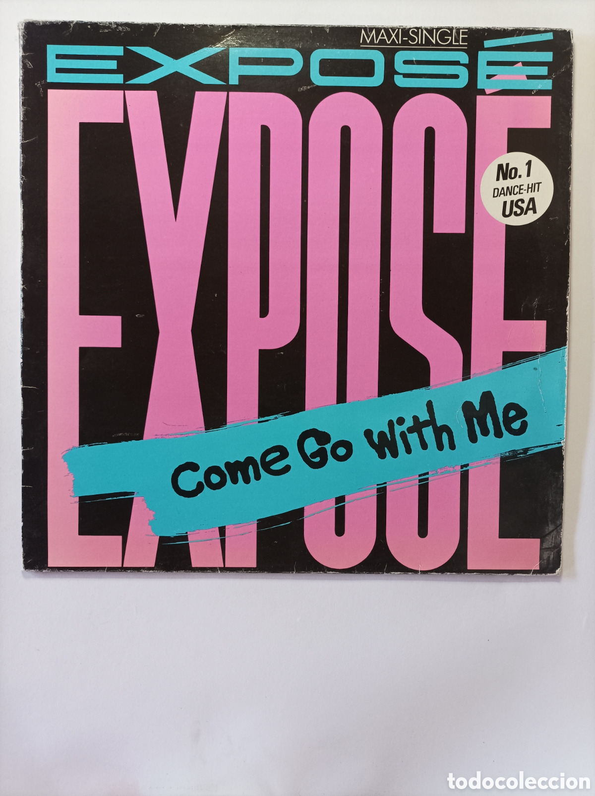 Discos de vinilo: EXPOSE. COME GO WITH ME. ARISTA. MAXI SINGLE DISCO VINILO. - Foto 1