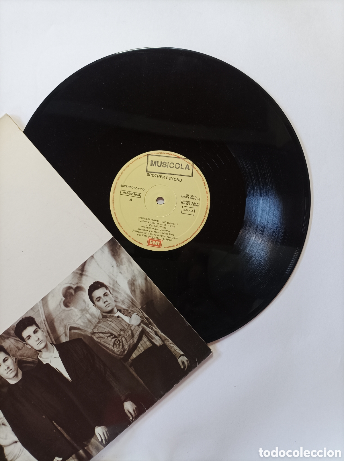 Discos de vinilo: BROTHER BEYOND. EMI. MAXI SINGLE DISCO VINILO. - Foto 3