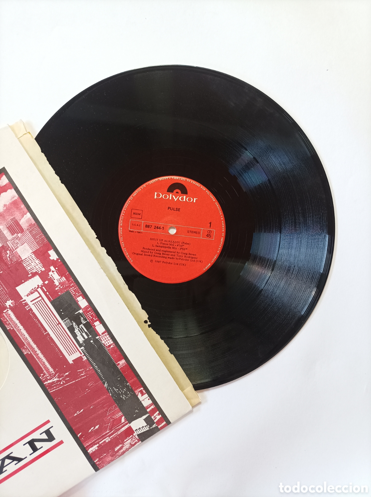 Discos de vinilo: PULSE. URBAN. POLYDOR. MAXI SINGLE DISCO VINILO. - Foto 3