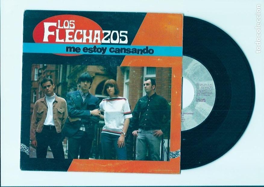 Discos de vinilo: LOS FLECHAZOS. Me estoy cansando (vinilo single 1992) - Foto 1