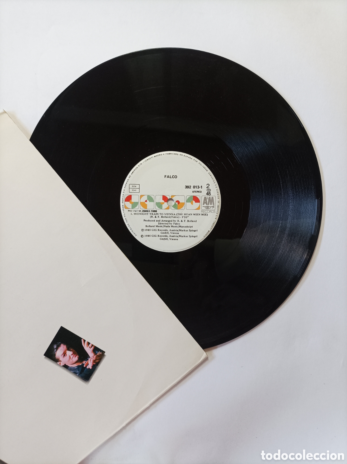 Discos de vinilo: FALCO. VIENNA CALLING. A&M RECORDS. MAXI SINGLE DISCO VINILO. - Foto 3