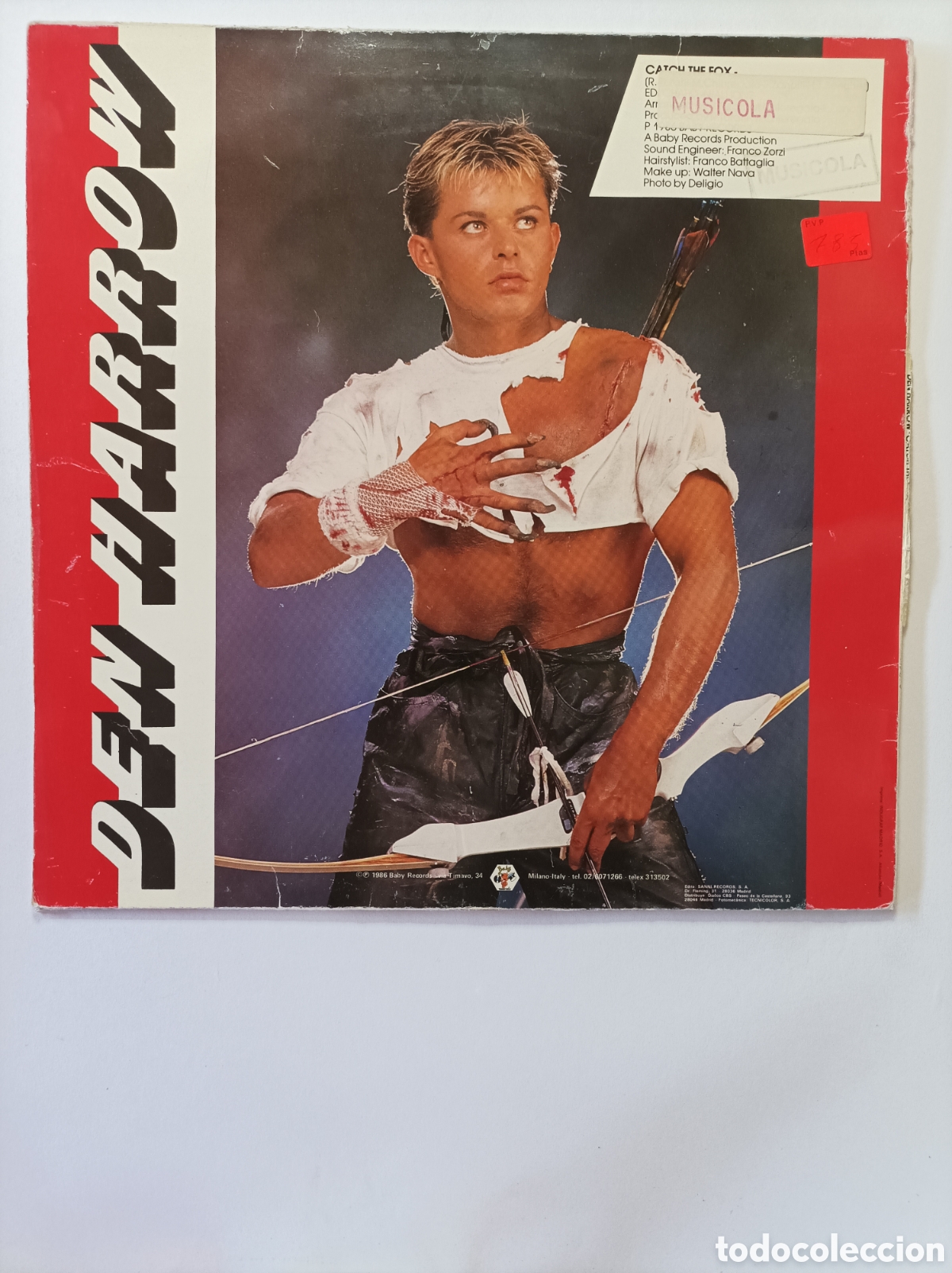 Discos de vinilo: DEN HARROW. CATCH THE FOX. MAXI SINGLE DISCO VINILO. - Foto 2