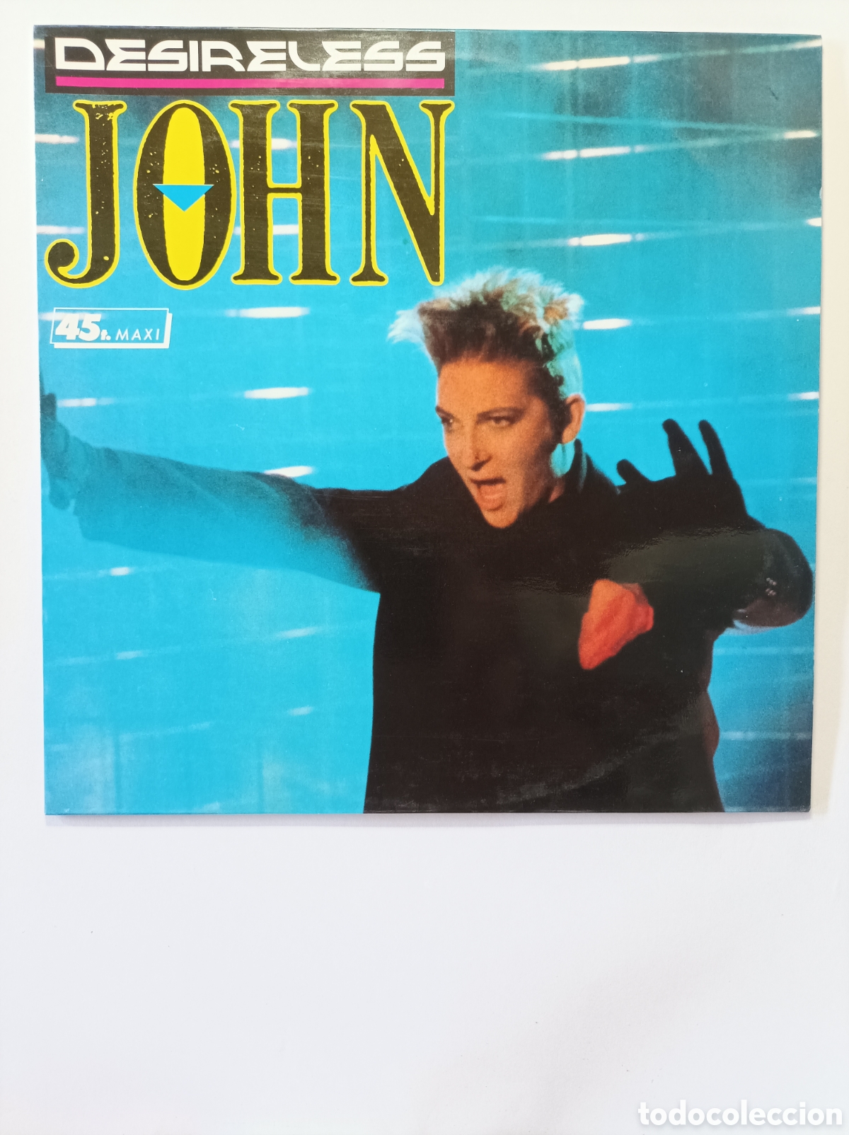 Discos de vinilo: DESIRELESS. JOHN. CBS. MAXI SINGLE DISCO VINILO. - Foto 1