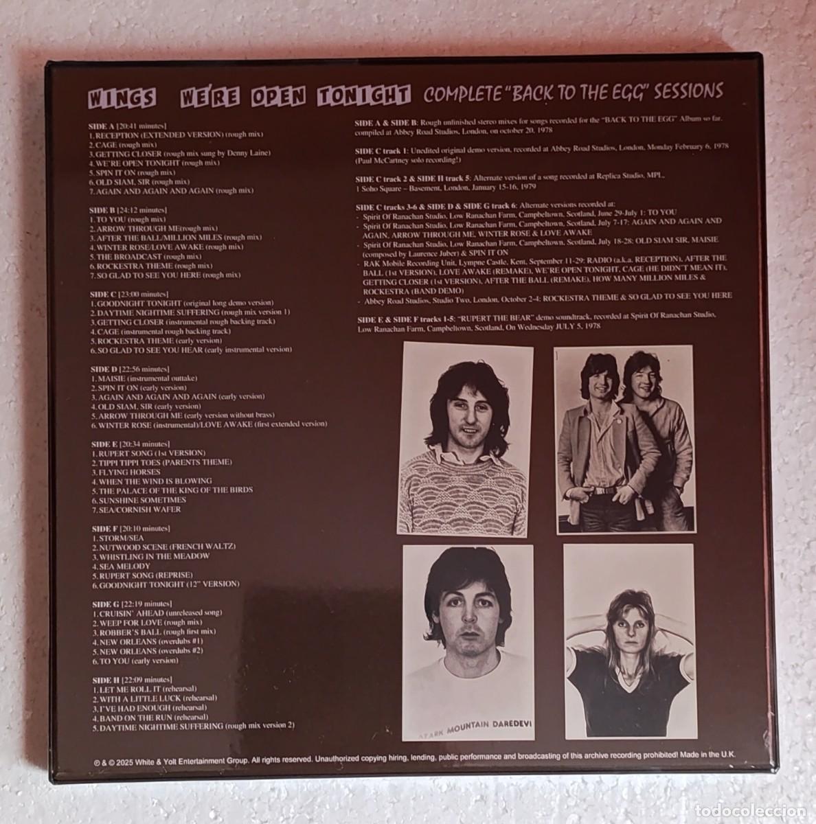 Discos de vinilo: Wings. Were open tonight - Foto 2
