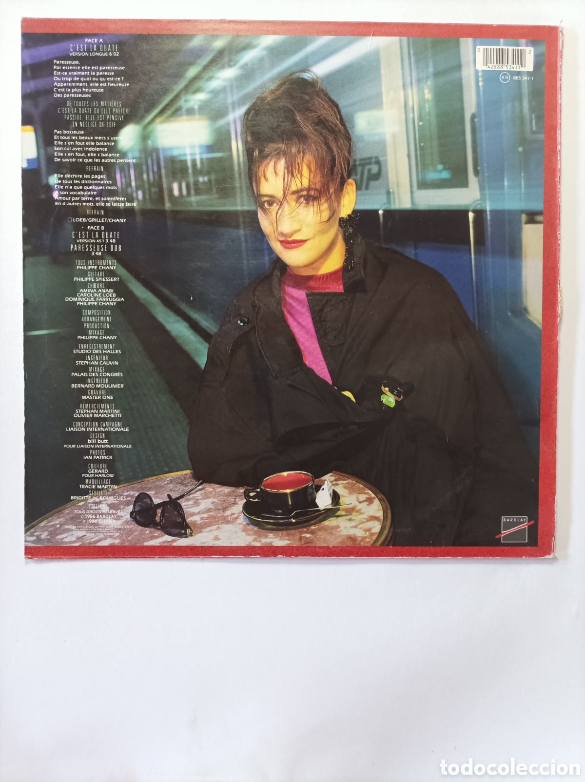 Discos de vinilo: CAROLINA LOEB. CEST LA OUATE. BARCLAY. MAXI SINGLE DISCO VINILO. - Foto 2