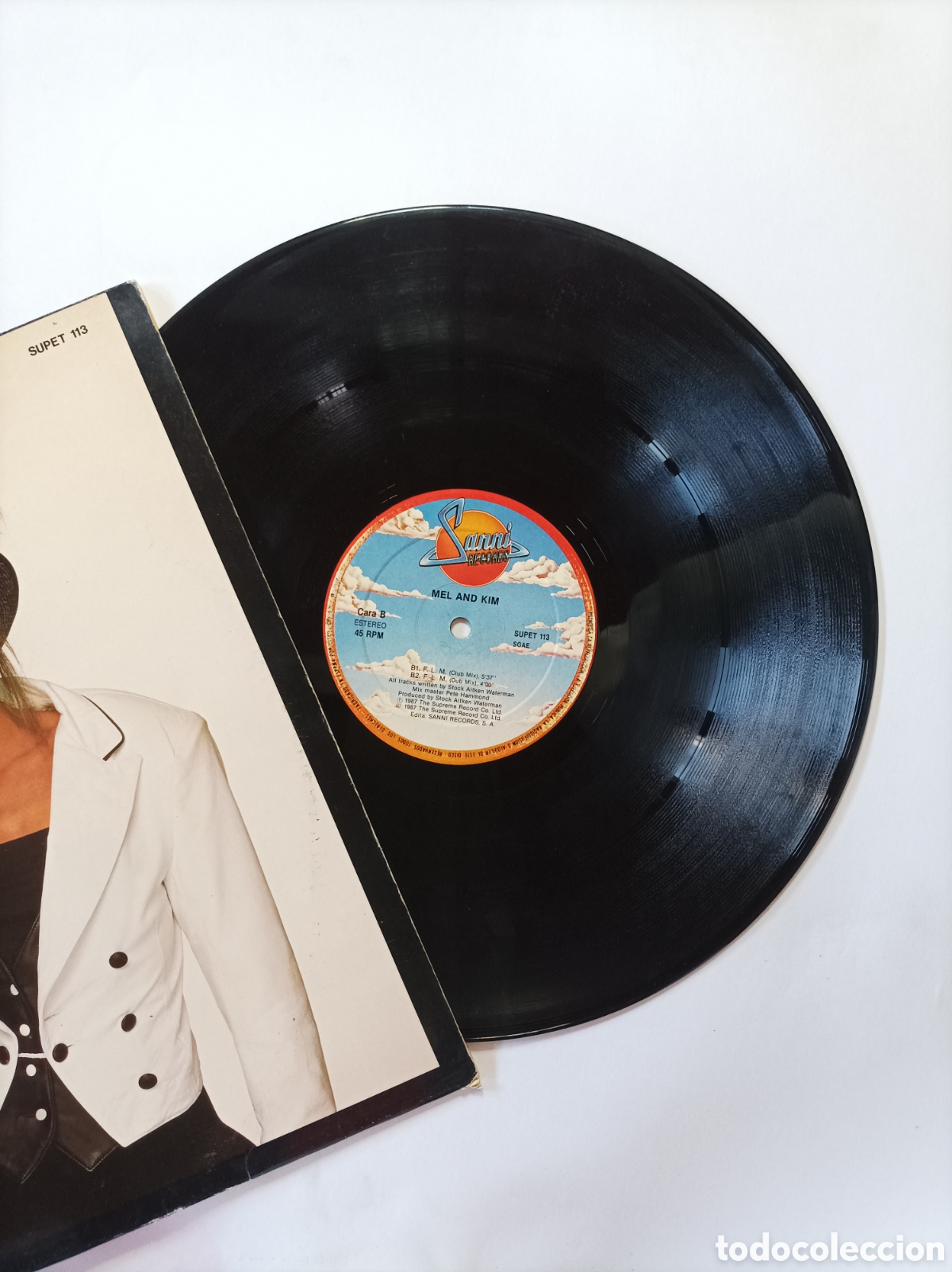 Discos de vinilo: MEL & KIM. E.L.M. SANNI RECORDS. MAXI SINGLE DISCO VINILO. - Foto 3