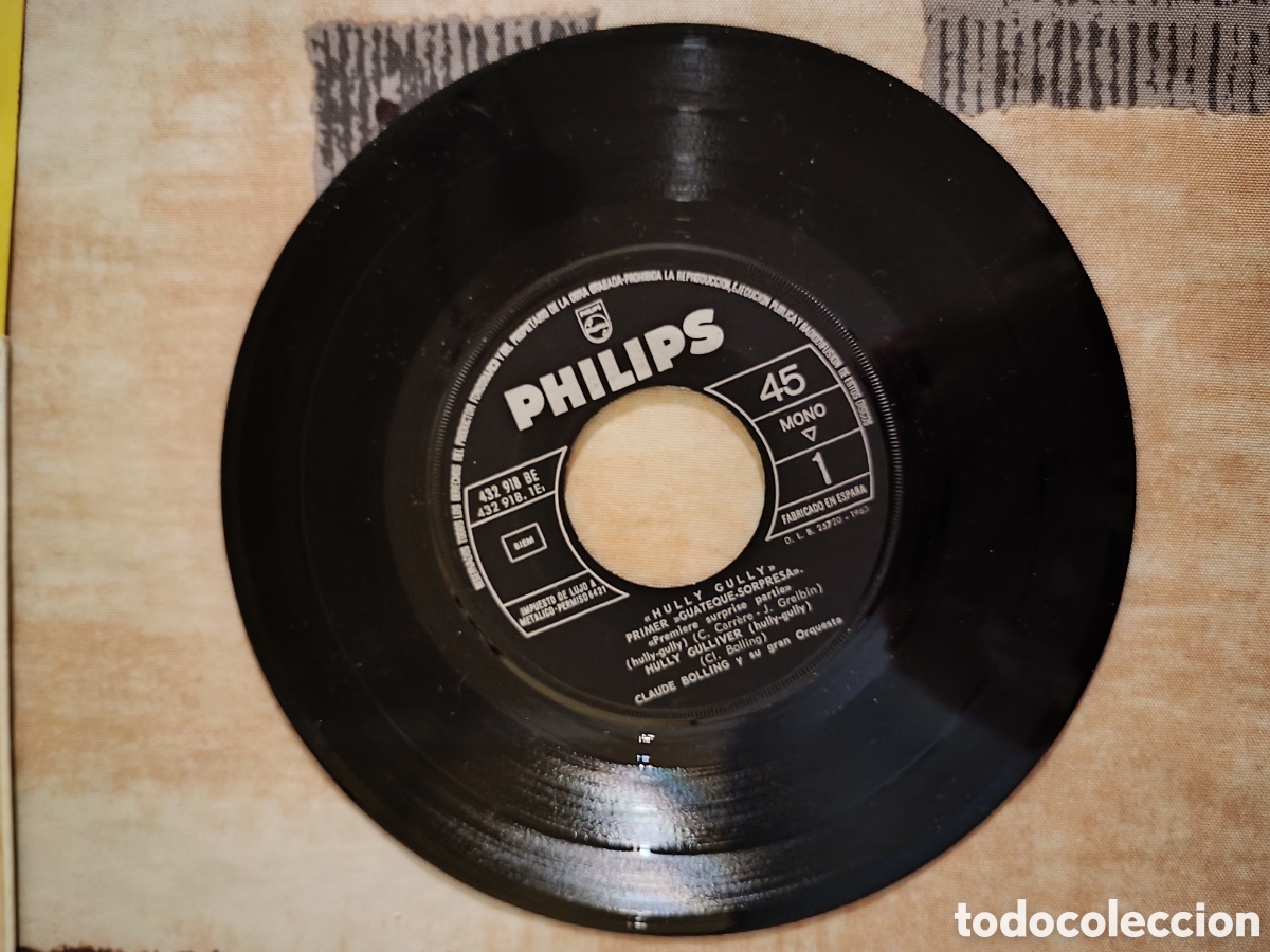 Discos de vinilo: Hully-Gully. Claude Bolling - Foto 4
