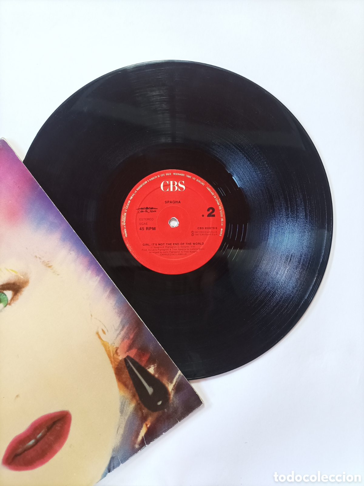 Discos de vinilo: SPAGNA. CALL ME. CBS. MAXI SINGLE DISCO VINILO. - Foto 3