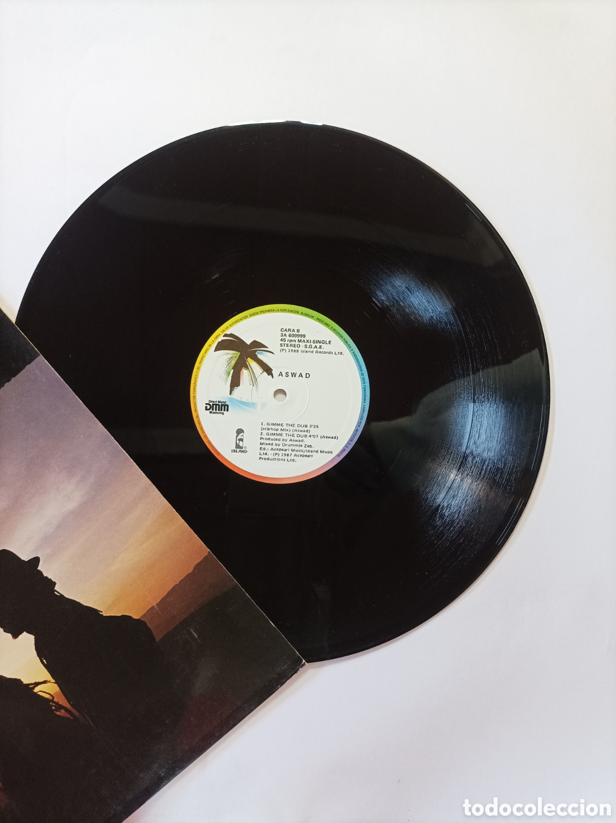 Discos de vinilo: ASWAD. GIVE A LITTLE LOVE. MAXI SINGLE DISCO VINILO. - Foto 3