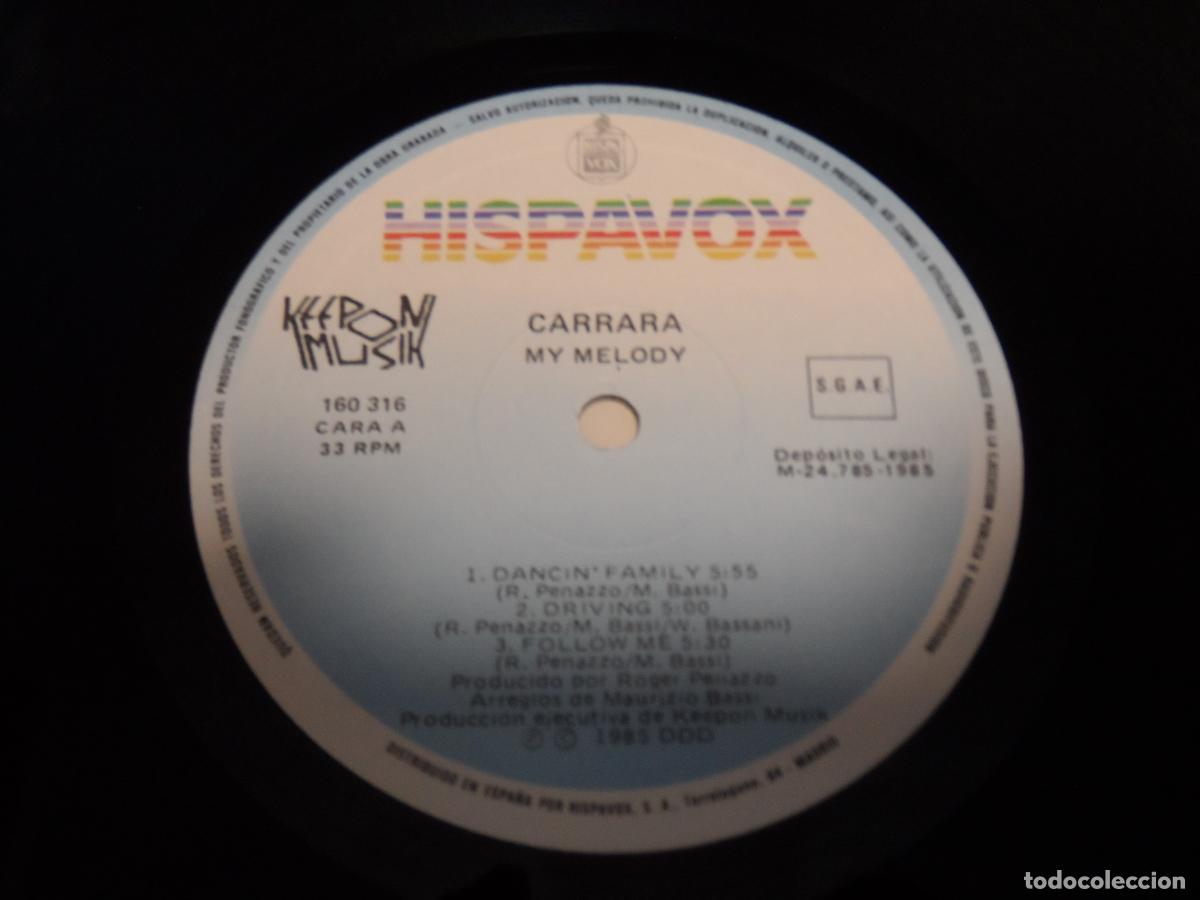Discos de vinilo: Carrara &ndash; My Melody (SPAIN 1985) - Foto 3