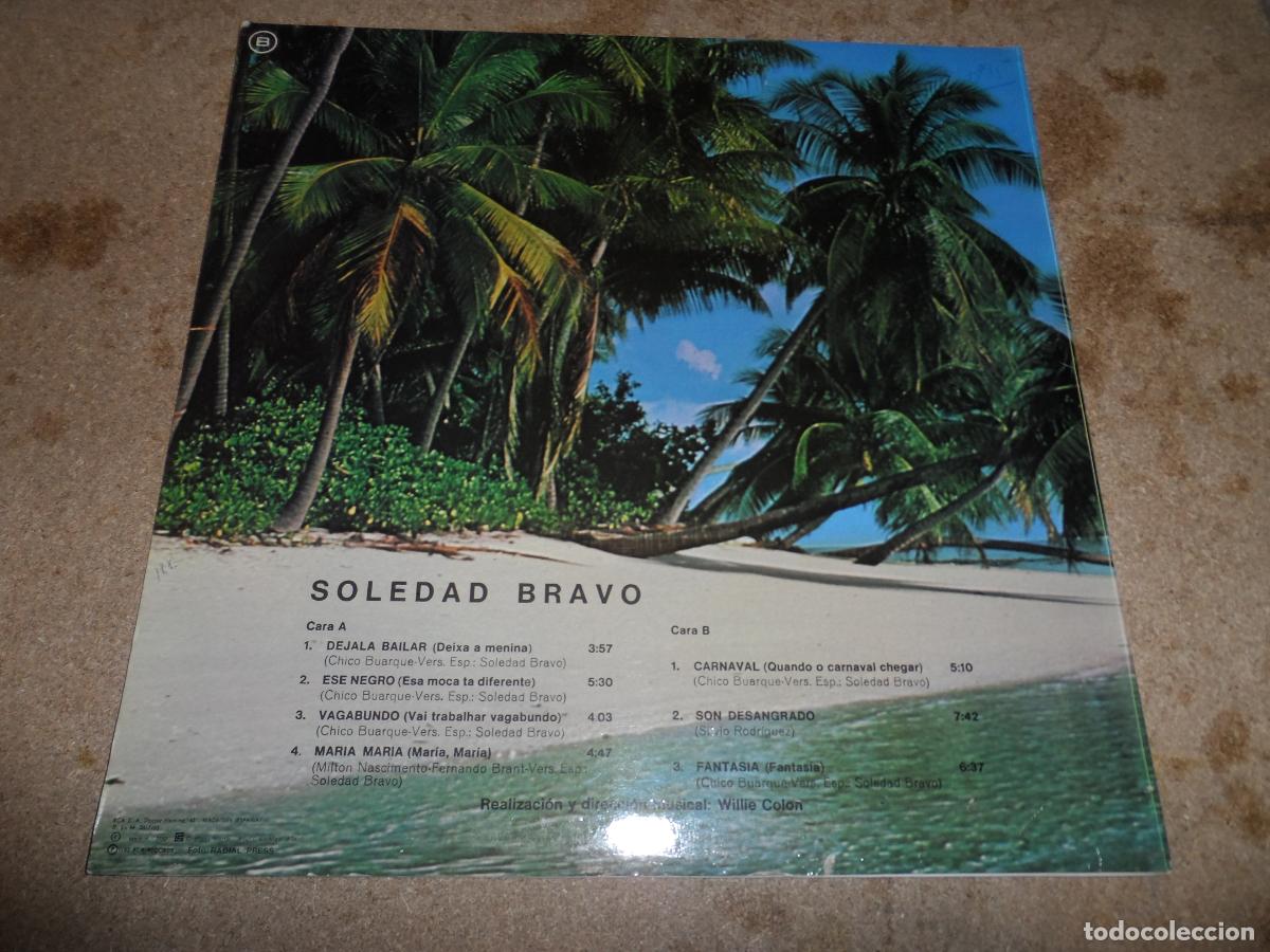 Discos de vinilo: SOLEDAD BRAVO - CARIBE (SPAIN 1983) - Foto 2