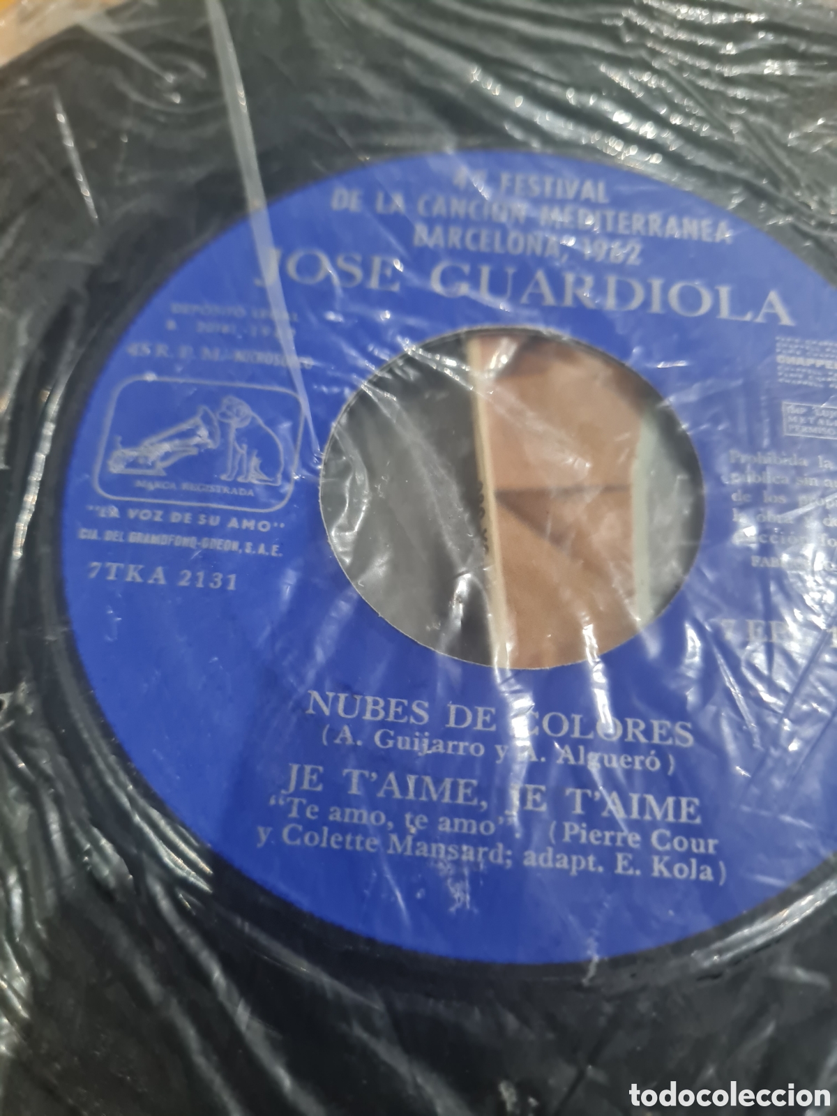 Discos de vinilo: 5 Singels JOS&Eacute; GUARDIOLA,a&ntilde;os 60 - Foto 7