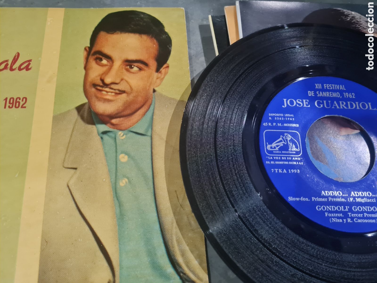 Discos de vinilo: 5 Singels JOS&Eacute; GUARDIOLA,a&ntilde;os 60 - Foto 11