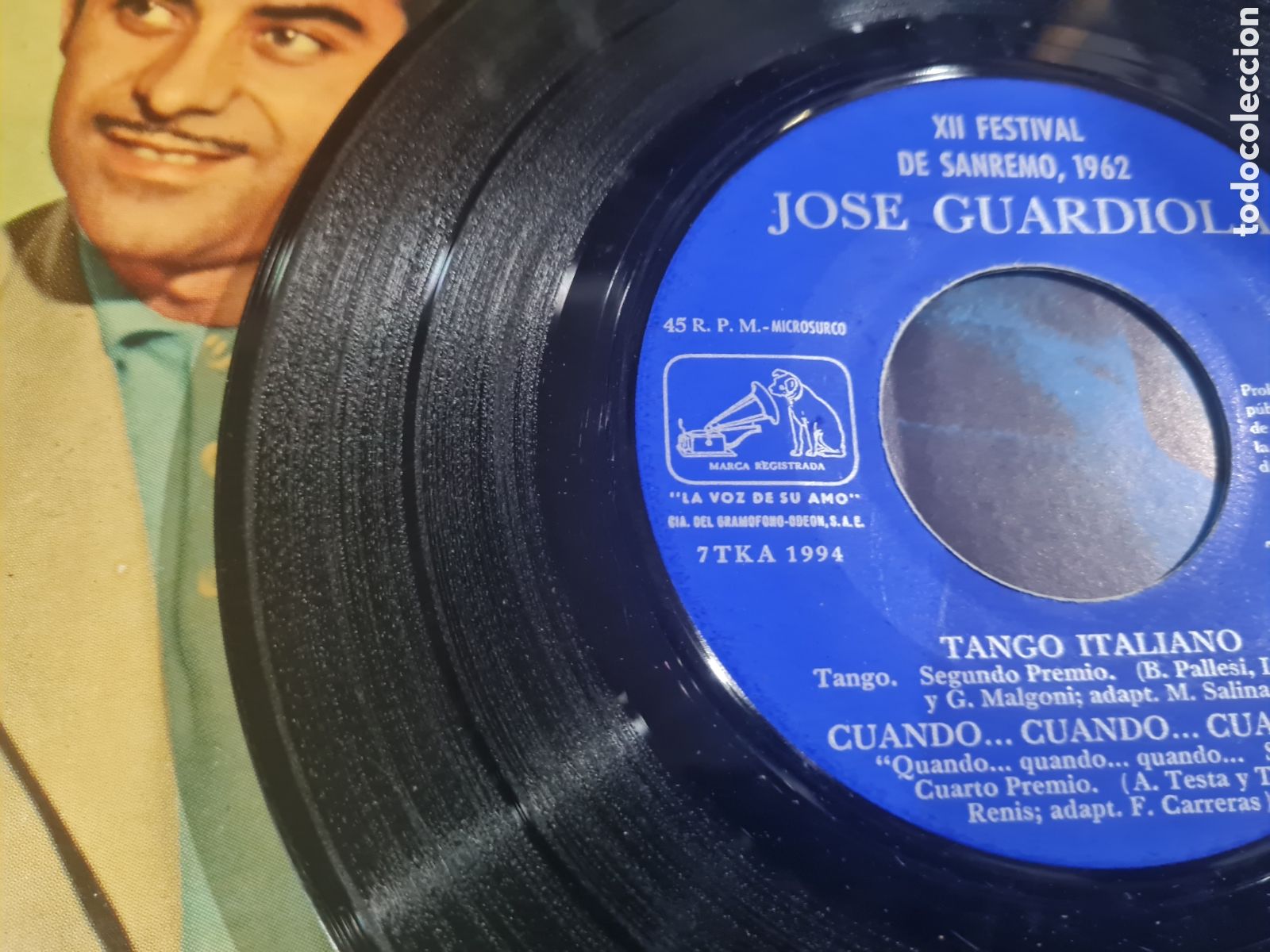 Discos de vinilo: 5 Singels JOS&Eacute; GUARDIOLA,a&ntilde;os 60 - Foto 12