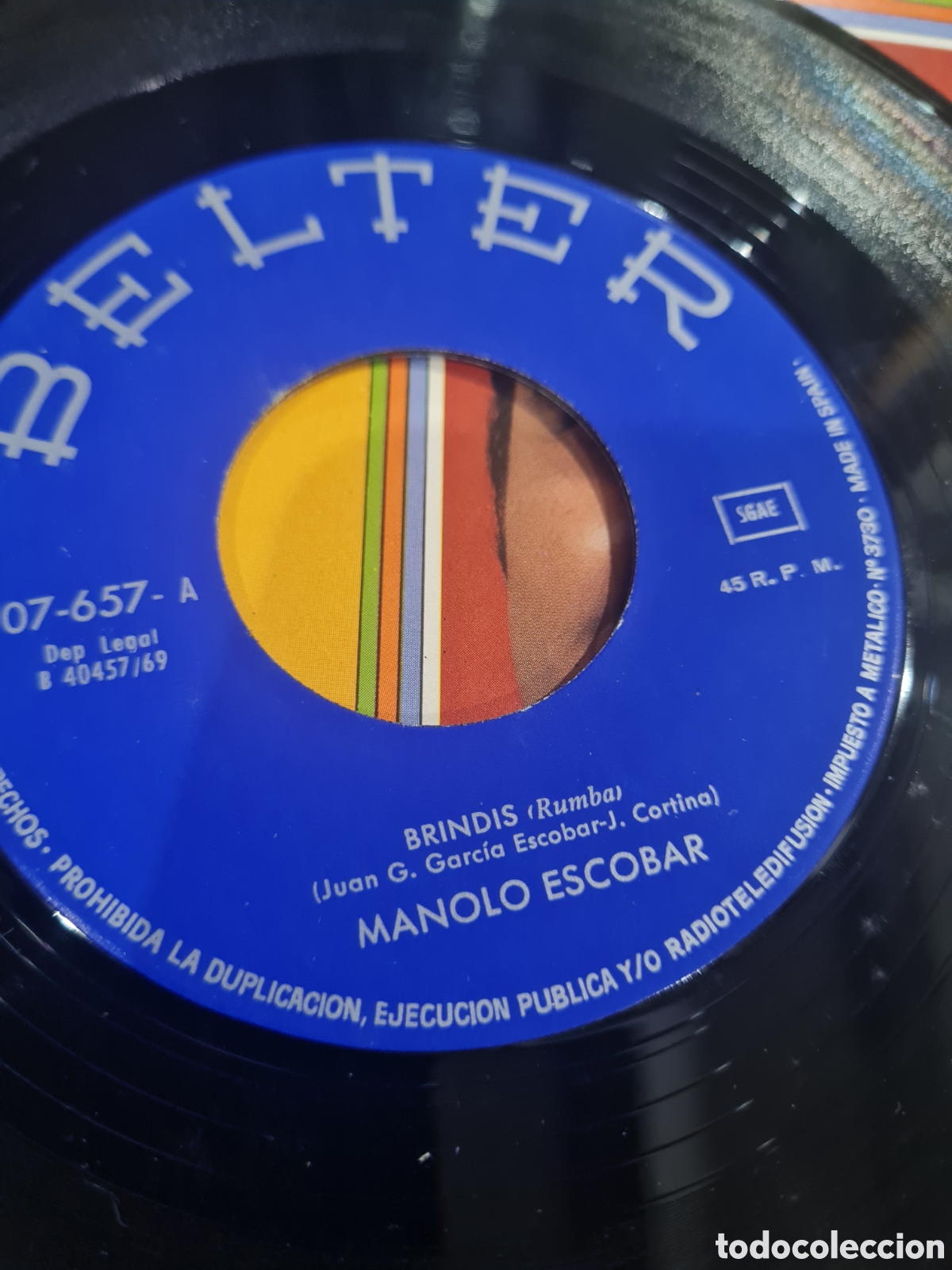 Discos de vinilo: 2 Singels de Manolo Escobar - Foto 5